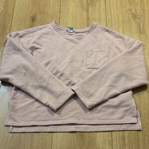 💙 Light Pink Long Sleeve Sweater Tee 💙